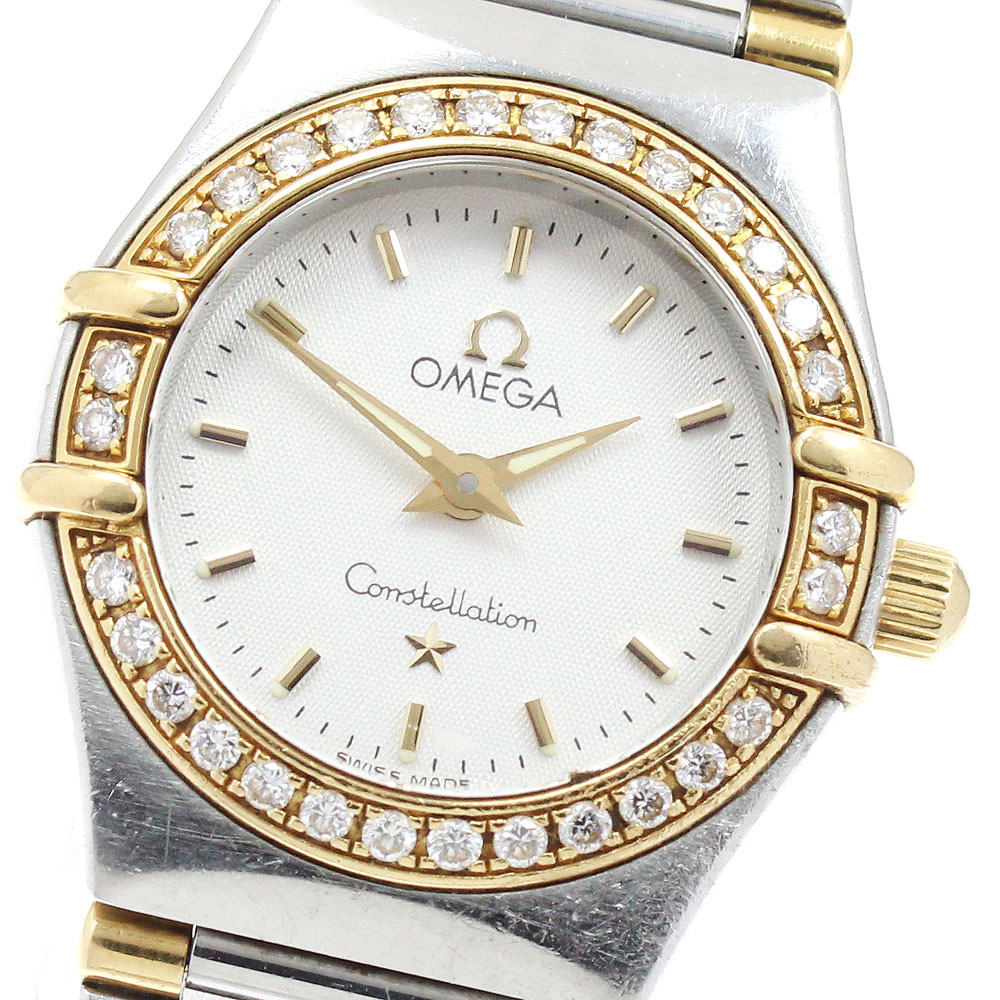 オメガ OMEGA 1377.30 コンステレーション ダイヤベゼル ハーフバー クォーツ レディース _917368【中古】｜CLOSER