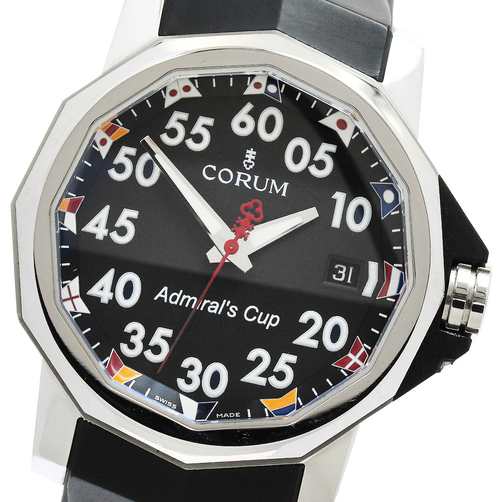 コルム CORUM 01.0010 アドミラルズ カップ デイト 自動巻き メンズ _967709【中古】｜CLOSER