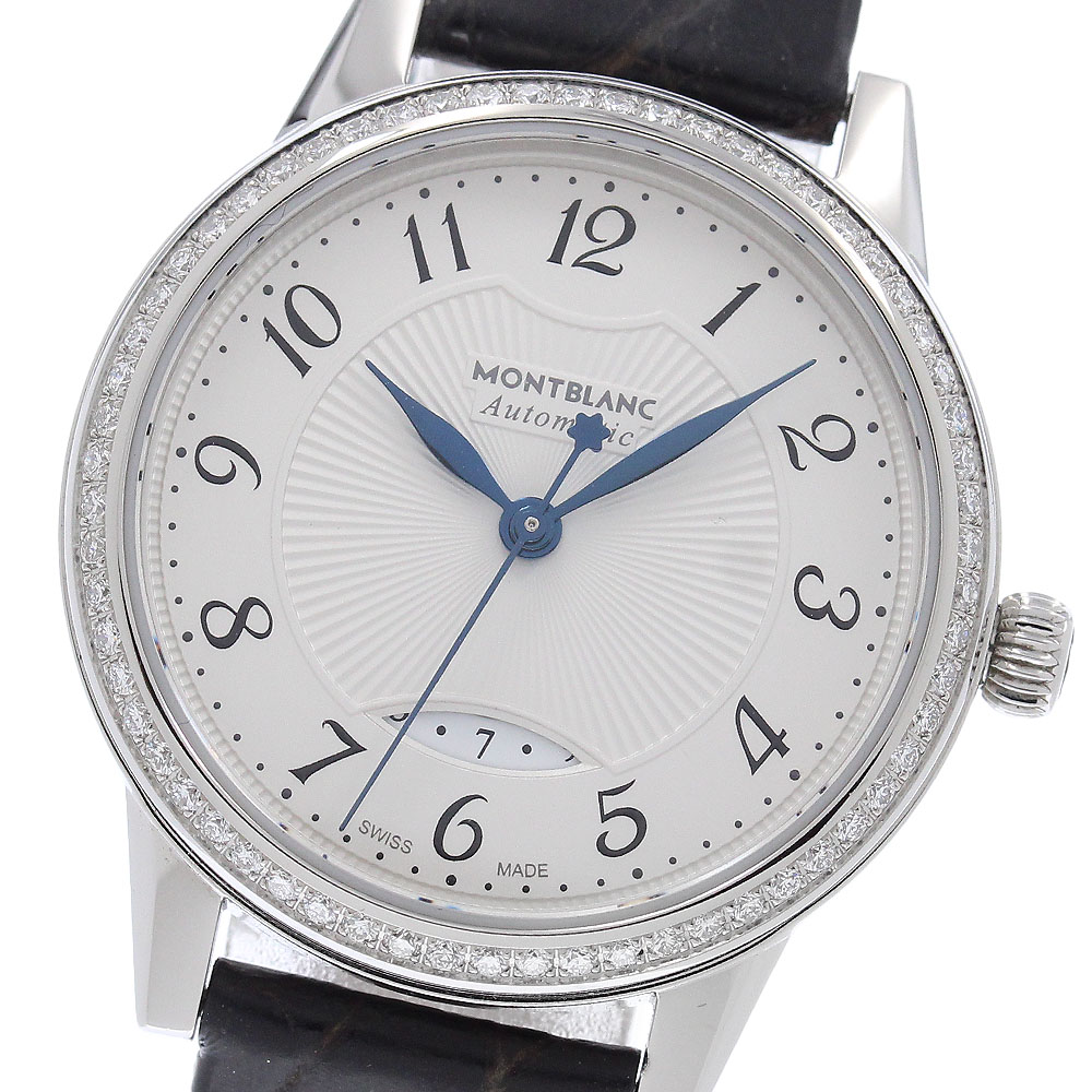モンブラン MONTBLANC 111057 ボエム ダイヤベゼル デイト 自動巻き レディース 美品 保証書付き_968963【中古】｜CLOSER