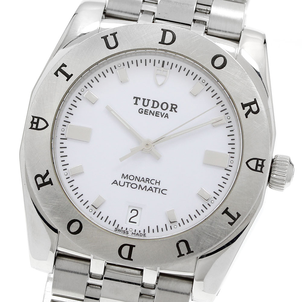 チュードル TUDOR 32000ST モナーク デイト 自動巻き メンズ 保証書付き_957925【中古】|CLOSER