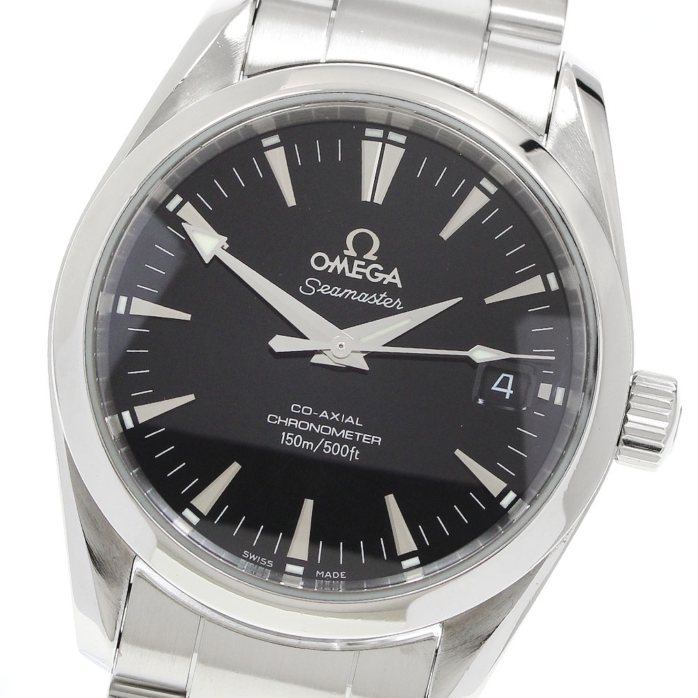 オメガ OMEGA 2504.50 シーマスター アクアテラ デイト コーアクシャル クロノメーター 自動巻き ボーイズ _959674【中古】｜CLOSER