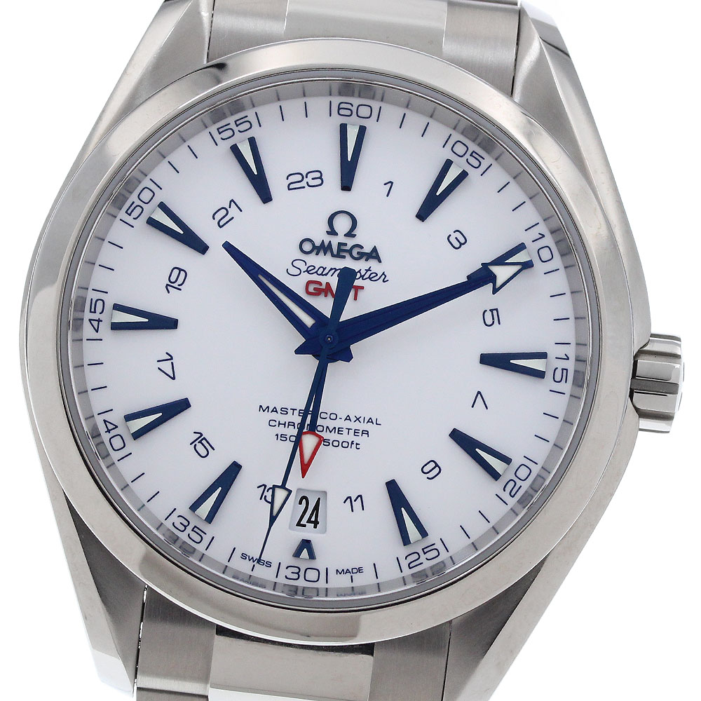 オメガ OMEGA 231.90.43.22.04.001 シーマスター アクアテラ 150M グッドプラネット GMT 自動巻き メンズ 箱・保証書付き_969400【中古】｜CLOSER