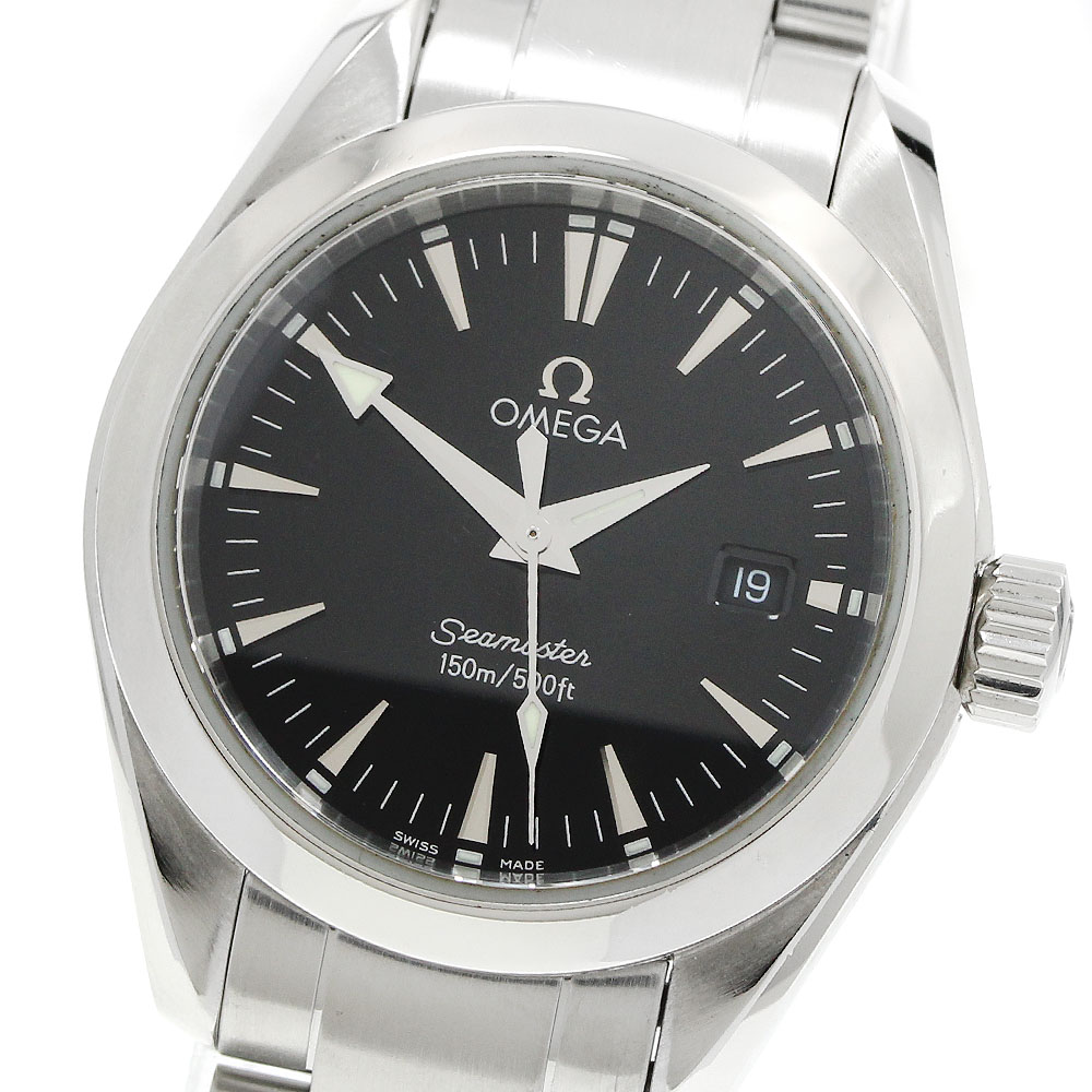 オメガ OMEGA 2577.50 シーマスター アクアテラ デイト クォーツ レディース _961692【中古】｜CLOSER