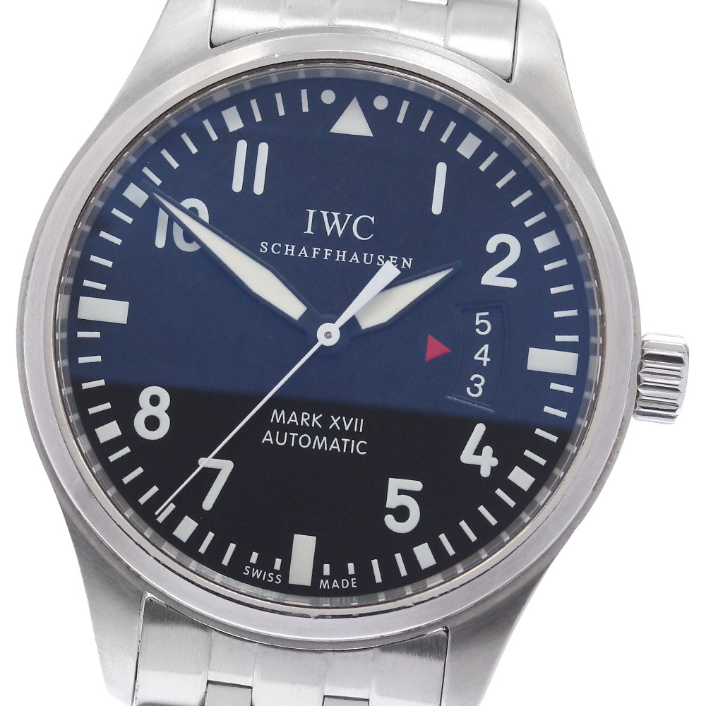 IWC IWC SCHAFFHAUSEN IW326504 パイロットウォッチ マークXV2 デイト 自動巻き メンズ 保証書付き_968426【中古】｜CLOSER 246,400円