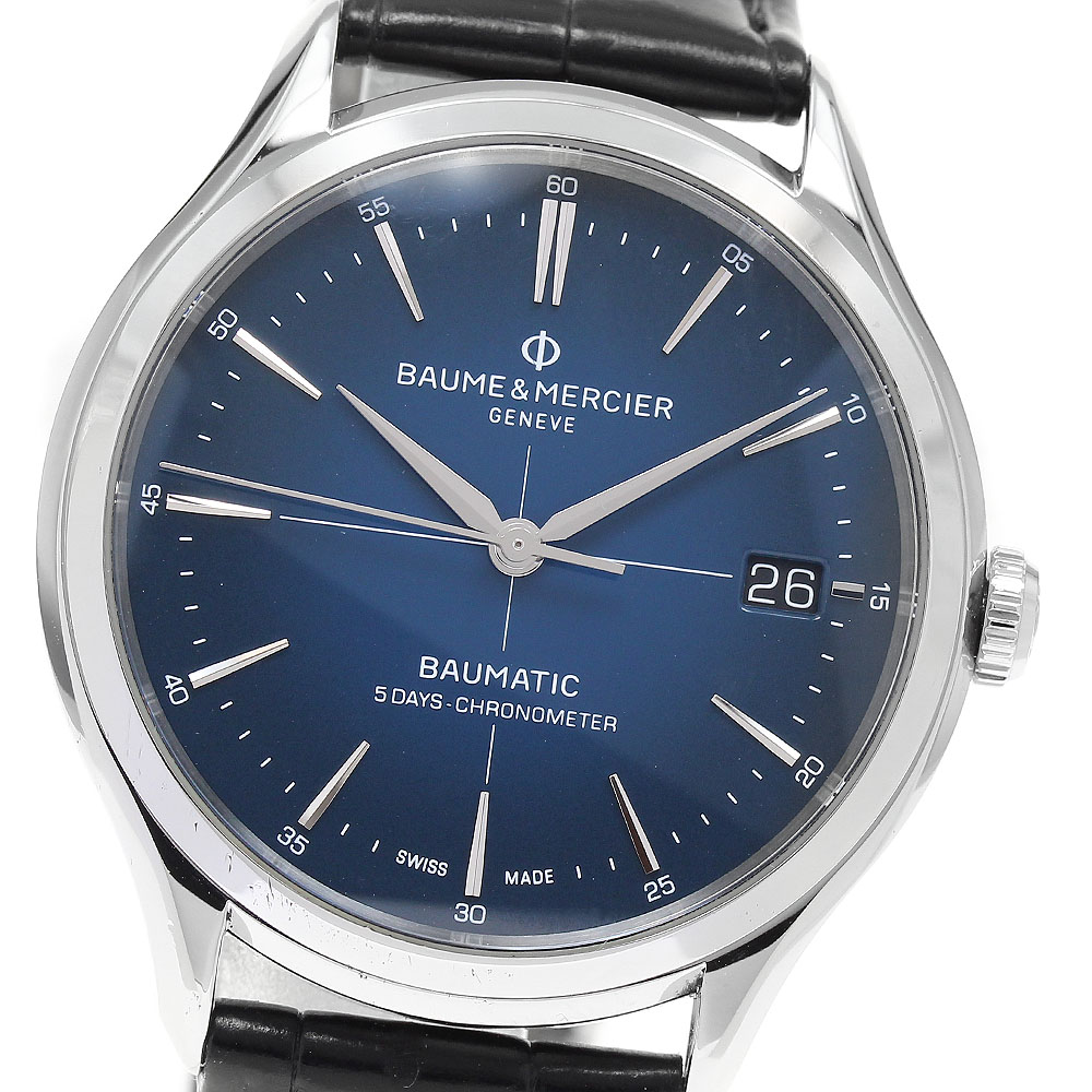 ボーム＆メルシェ Baume & Mercier 65884 クリフトン ボーマティック デイト 自動巻き メンズ _963233【中古】｜CLOSER