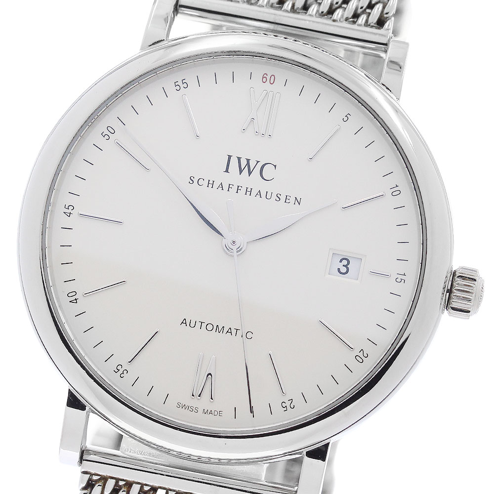 IWC IWC SCHAFFHAUSEN IW356505 ポートフィノ デイト 自動巻き メンズ 箱・保証書付き_964301【中古】｜CLOSER