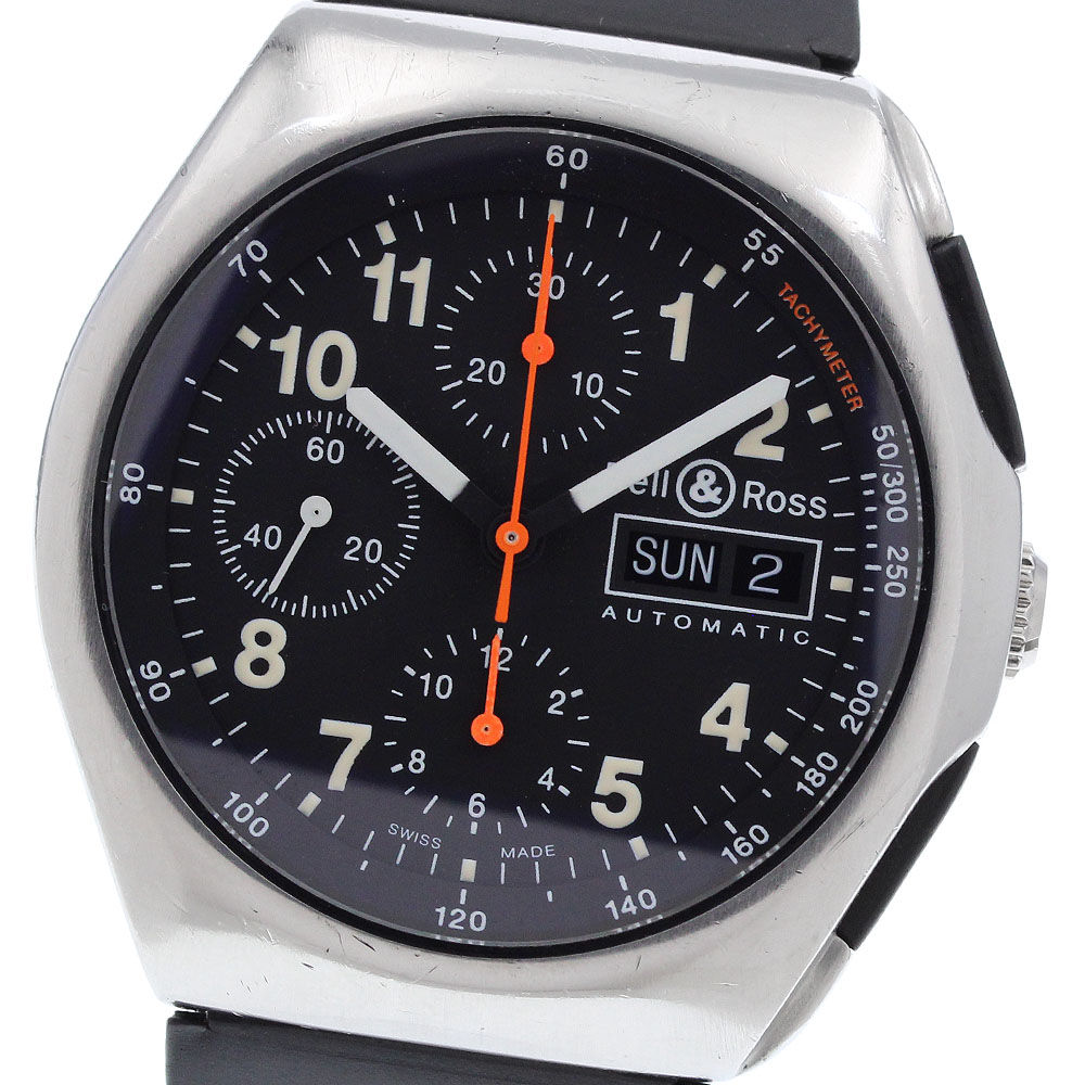 ベル&ロス Bell&Ross 300-S スペース3 クロノグラフ 自動巻き メンズ _970715【中古】|CLOSER