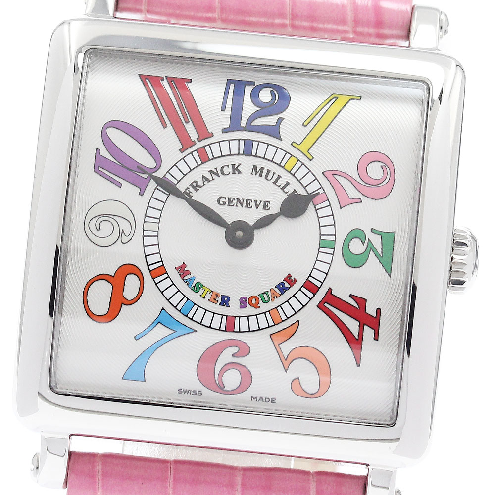 フランクミュラー FRANCK MULLER 6002MQZCOLDRMV マスタースクエア カラードリーム クォーツ メンズ 良品 _970846【中古】｜CLOSER