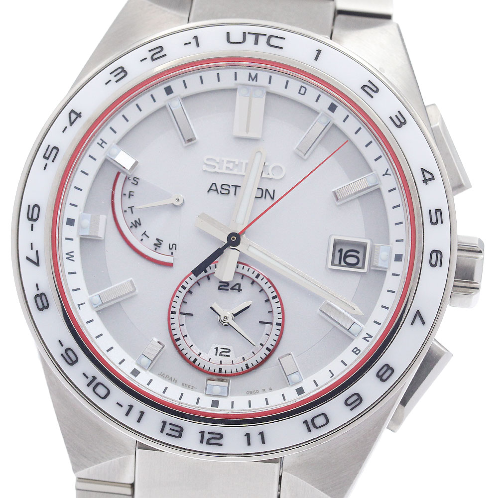 セイコー SEIKO SBXY059/8B63-0BG0 アストロン 国境なき医師団コラボモデル デイデイト ソーラー電波 メンズ 美品 箱・保証書付き_971582【中古】｜CLOSER
