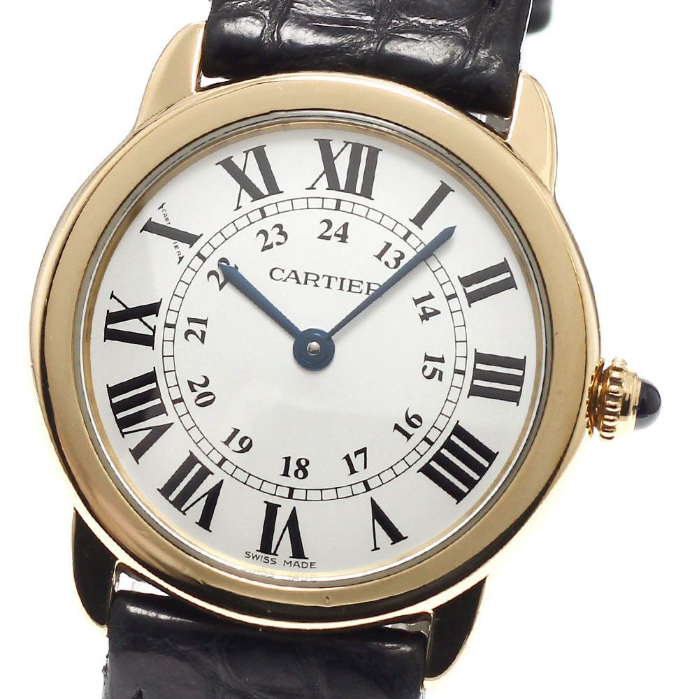 カルティエ CARTIER W6700355 ロンド ソロ SM K18YG クォーツ レディース _969018【中古】｜CLOSER
