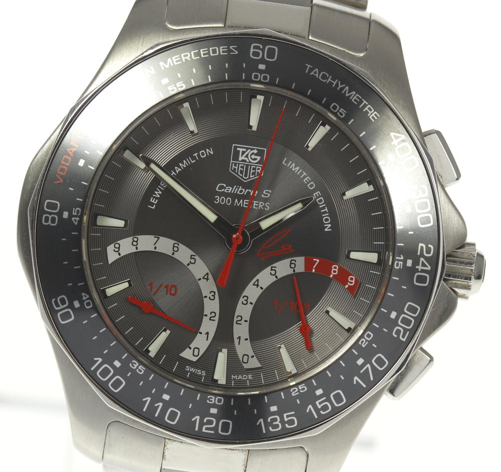 楽天市場 Tag Heuer タグホイヤー アクアレーサー Caf7114 ルイス ハミルトン限定 キャリバーs クォーツ メンズ 中古 180329 Closer