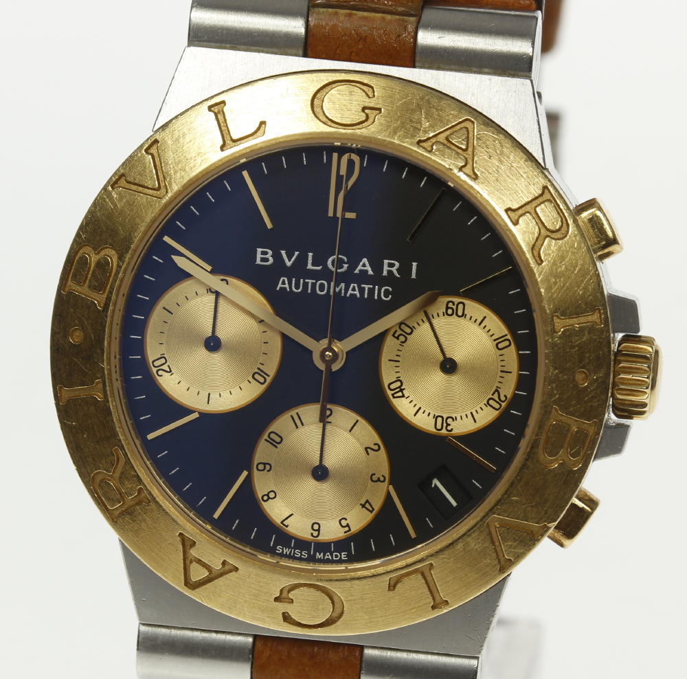 おすすめ ブルガリ 腕時計 ディアゴノ メンズ オートマ K18yg 革ベルト Dg35g Bvlgari 自動巻き 機械式 イエローゴールド 18金 750 クロコダイル 送料無料 激安 質屋 腕時計 免税 千葉店 クーポン配布中 交換無料 Www Aquapark Mk