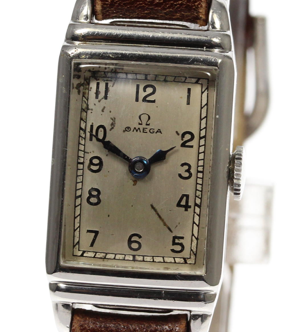 楽天市場 Omega オメガ アンティーク スクエア 手巻き 社外革ベルト レディース 中古 Closer