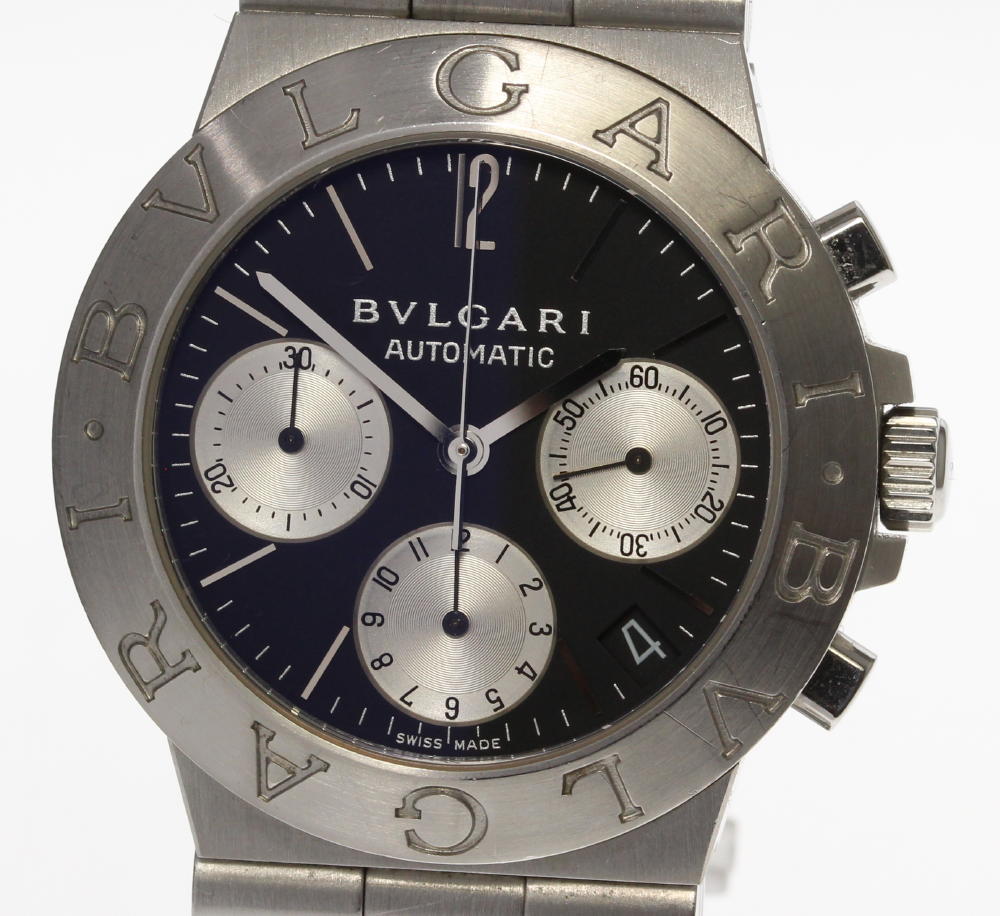 BVLGARI - ブルガリ BVLGARI CH35S ディアゴノ スポーツ クロノグラフ 