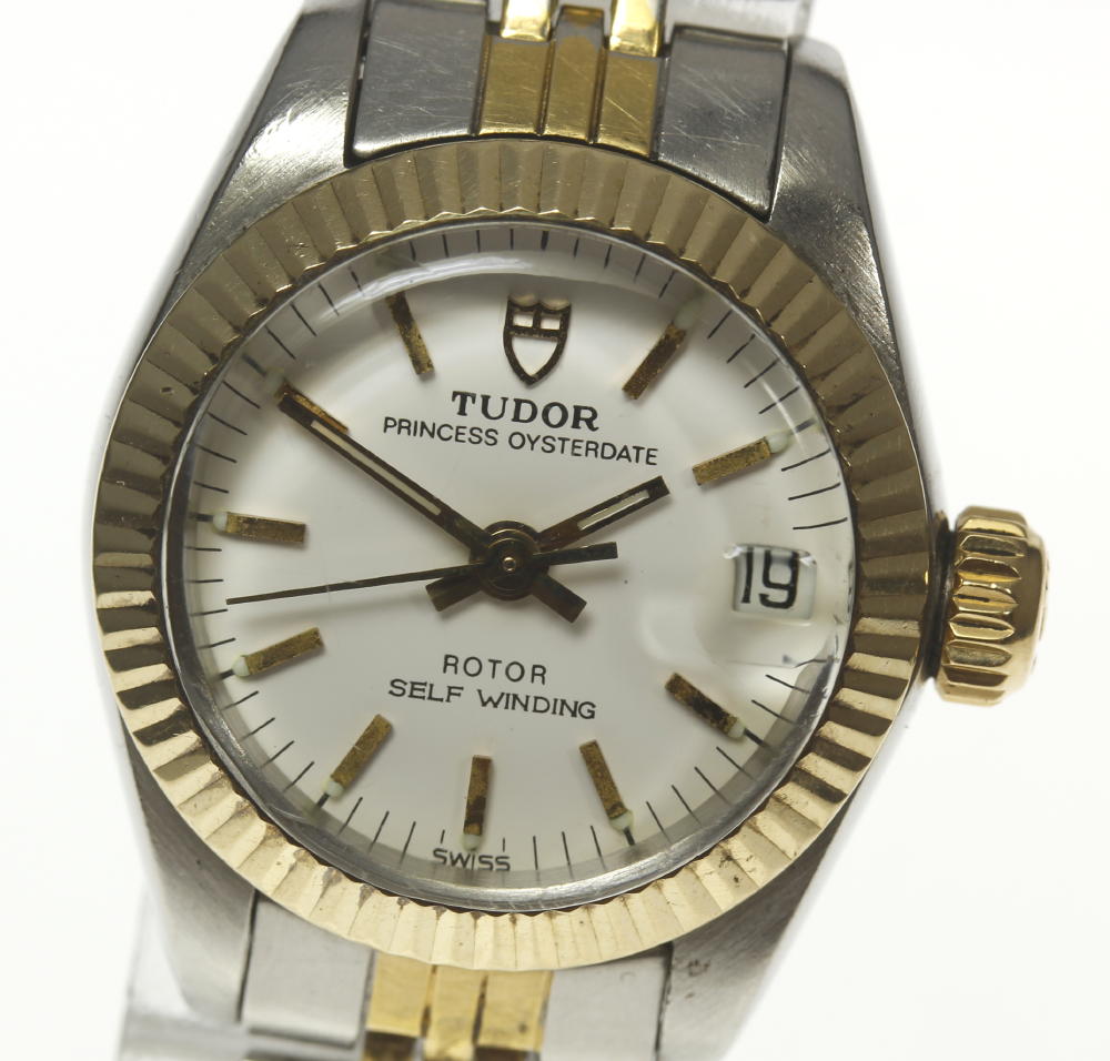 Zhu dollar Princess oyster date 92313 cal .2671 self-winding watch Lady's☆