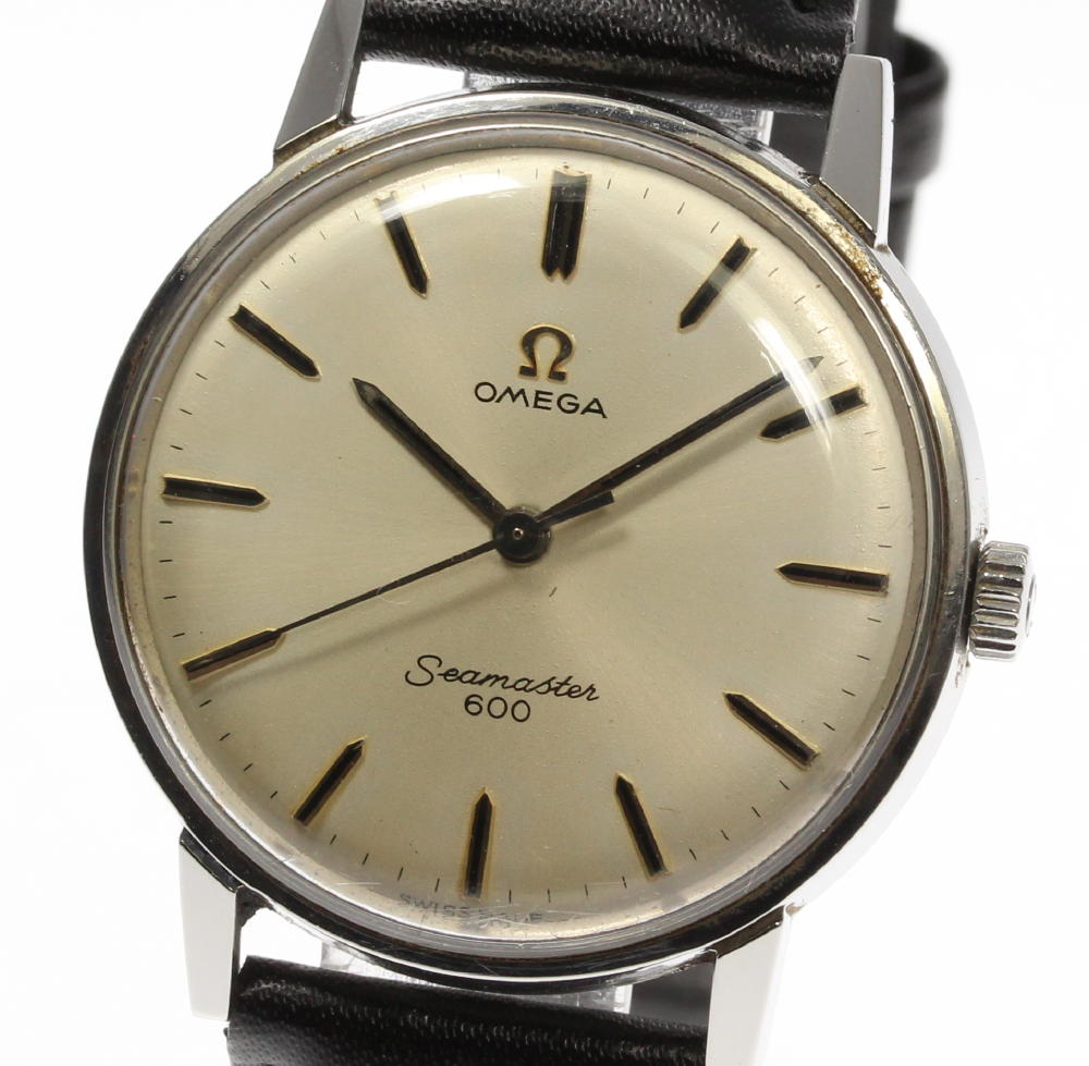 楽天市場 訳有品 Omega オメガ シーマスター600 メンズ 手巻き 社外革ベルト アンティーク 1804 Closer