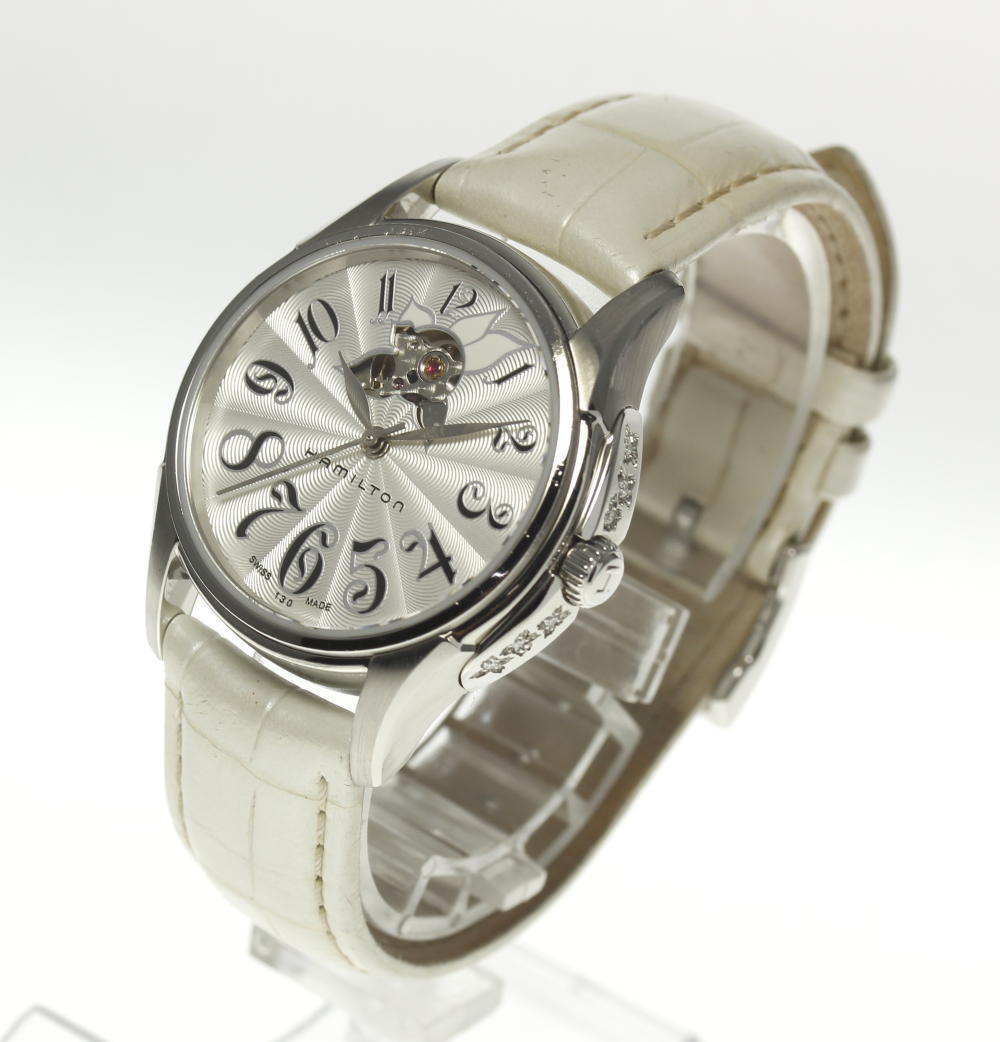 楽天市場 Hamilton ハミルトン ジャズマスター レディオート H 自動巻き 革ベルト レディース 中古 Closer