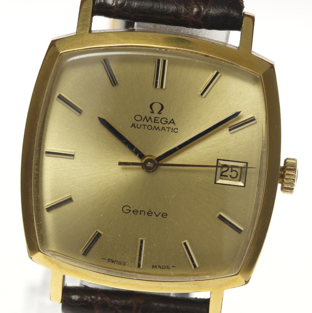 楽天市場 訳あり品 Omega オメガ ジュネーブ スクエア 自動巻き 革ベルト メンズ 1901 中古 Closer 楽天市場 訳あり品 Omega オメガ ジュネーブ スクエア 自動巻き 革ベルト メンズ 1901 中古 Closer
