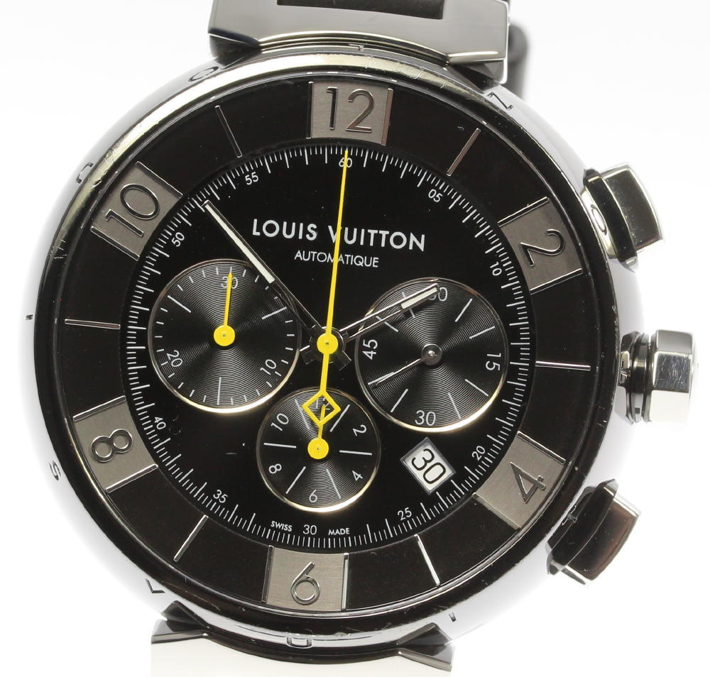 Products By Louis Vuitton: Tambour All Black Chrono 46