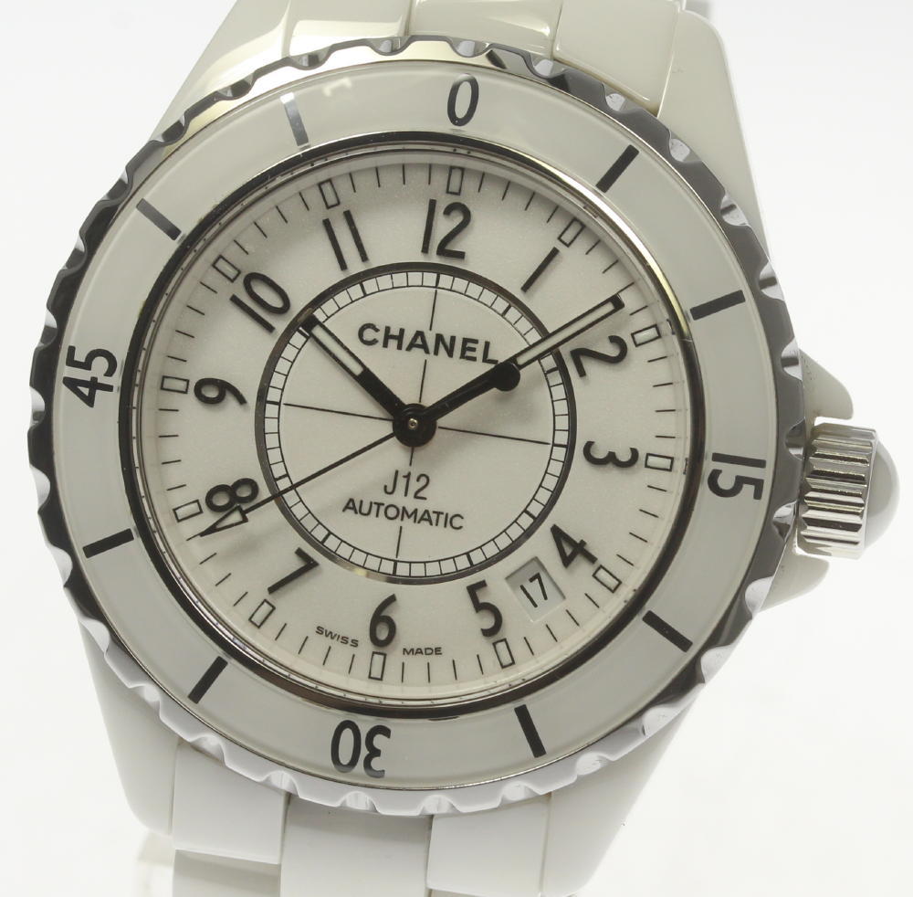 無条件 特別価格 良品 箱 保 Chanel シャネル J12 白セラ H0970 38mm 自動巻き メンズ 21春夏 Nangin Jp