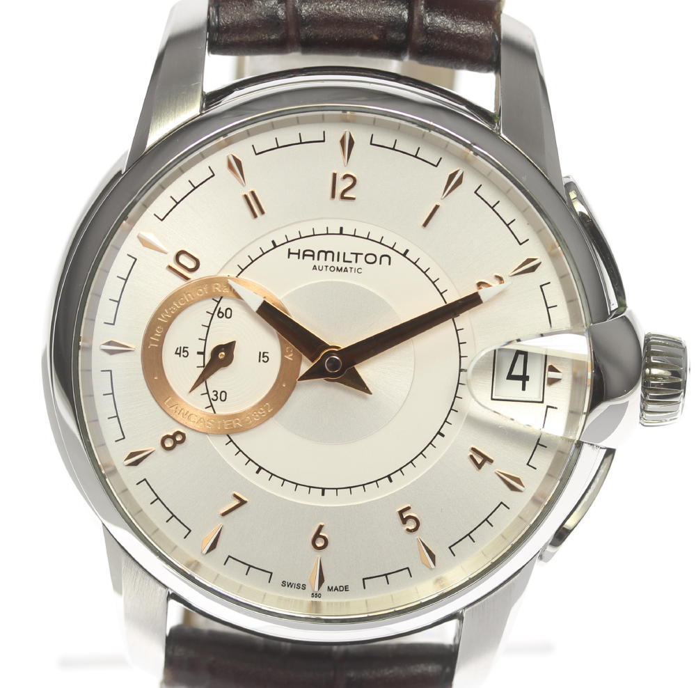 無料長期保証 保証書付 Hamilton ハミルトン レイルロード H メンズ 自動巻き 純正革ベルト 激安単価で Zlatara Sarm Com