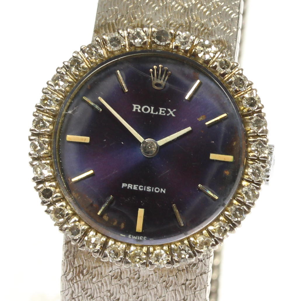 【楽天市場】【ROLEX】ロレックス プレシジョン ダイヤベゼル Cal.1401 手巻き レディース【19112】：CLOSER