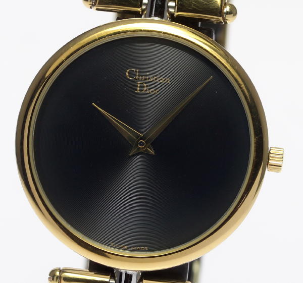 楽天市場 Christian Dior クリスチャンディオール 3026 クォーツ 純正ブレス メンズ 中古 Closer