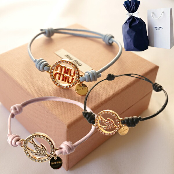 楽天市場】MIUMIU ミュウミュウ Crystal Bracelet アクセサリー