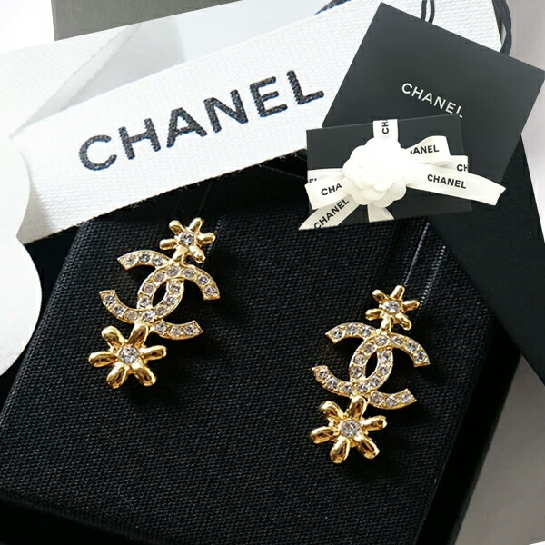 楽天市場】【国内正規品/ラッピング済】 CHANEL シャネル ピアス CC