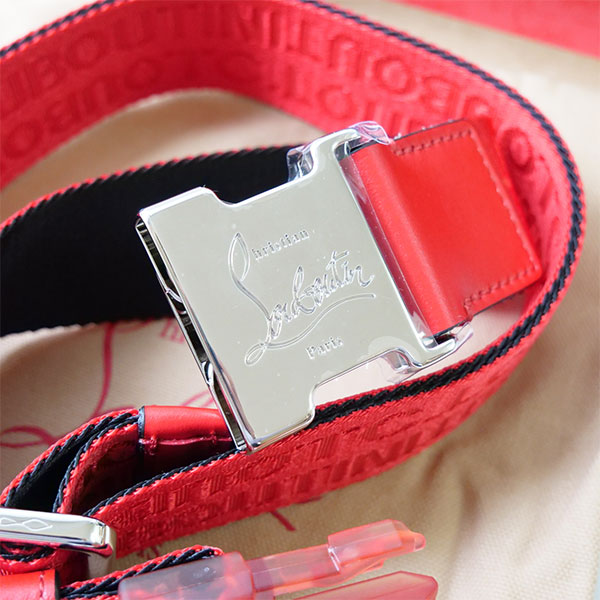 新品 正規品 送料無料 ギフト包装無料 Christian Louboutin ルブタン カジュアル メンズ ベルト レッド 3195243 男性 ギフト プレゼント 誕生日 お祝い 父の日 Kuechen Ly