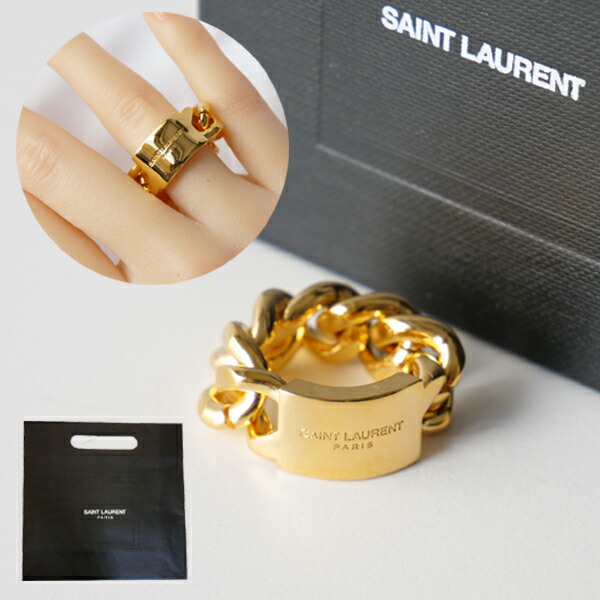 楽天市場】SAINT LAURENT サンローラン YSL 指輪 リング