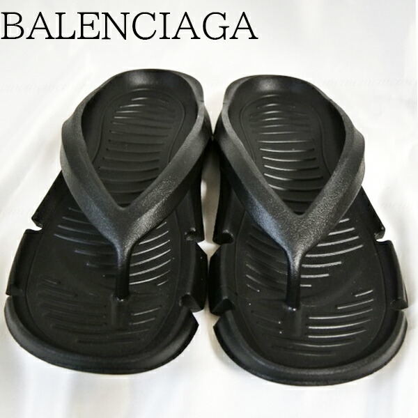 BALENCIAGA バレンシアガ フラットトングサンダル 644200 W3CE1 1000 レディース 女性 ギフト プレゼント 誕生日 お祝いクリスマス プレゼント