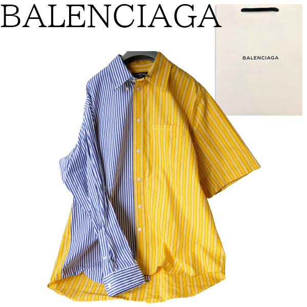 最安値挑戦】 BALENCIAGA バレンシアガ メンズ 50 アシンメトリー