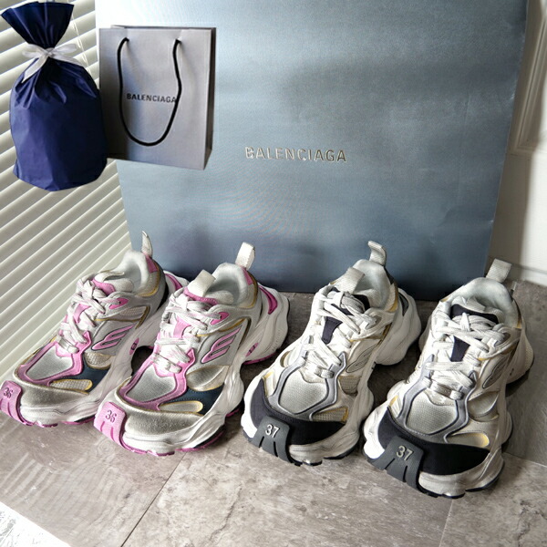 BALENCIAGA ラベンダースニーカー 37 Balenciaga Kids Triple S Low