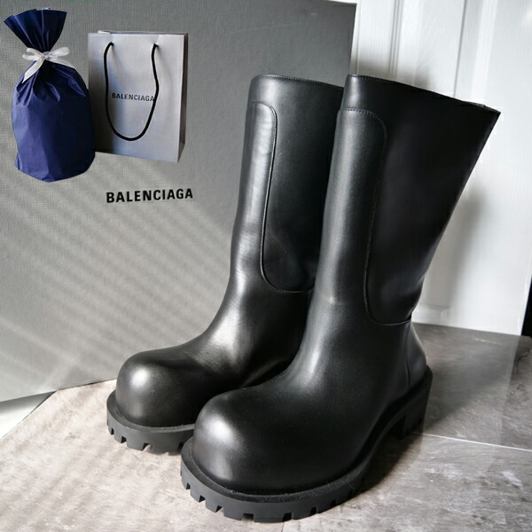 楽天市場】バレンシアガ BALENCIAGA レースアップブーツ ブラック