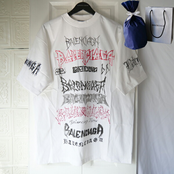 【貨物輸送無料】【新品■置き目品■差し上げ物荷拵え無料】BALENCIAGA バレンシアガ これ一枚で今めかしい上級♪半袖プルオーバー 641675TPV031569 無料直営差し上げ物  メンズ 成人男性 差し上げ物 差し上げ物 生まれ落ちる日 儀式用 父の日クリスマス 差し上げ物