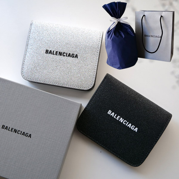 バレンシアガ　二つ折り財布 BALENCIAGA バレンシアガ 財布 二つ折り CASH COIN & CARD