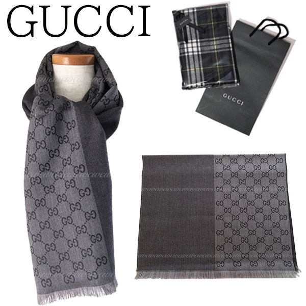 全品最安値に挑戦 GUCCI グッチ 上品 GGストール マフラー 344994