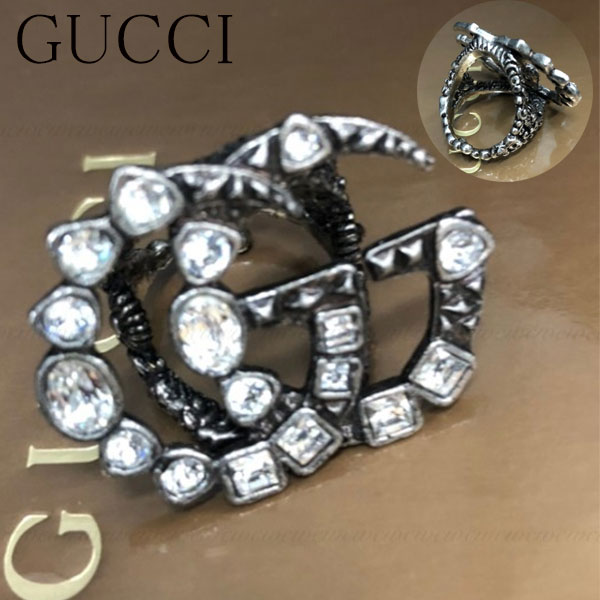 最安値挑戦 楽天市場 ポイント5倍 ギフト包装無料 Gucci グッチ国内発 シックなダブルg キラキラロゴリング 新品 正規品 送料無料 プレゼント包装無料 クリスマス 誕生日 母の日 ワールドクローゼット 楽天ランキング1位 Spectreaircraft Com