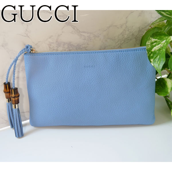 楽天市場 新品 正規品 送料無料 ギフト包装無料 Gucci グッチ バンブー シンプル クラッチバッグ 就職 入学 成人 箱付き ギフト プレゼント 誕生日 記念日お祝いクリスマス プレゼント ワールドクローゼット