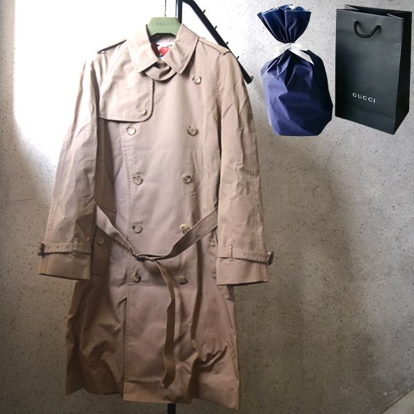【新品■置き目品■貨物輸送無料■差し上げ物荷拵え無料】GUCCI グッチ 今めかしいな トレンチコート 565807 Z496A 9804 成人女性 差し上げ物 差し上げ物 生まれ落ちる日 御祭り 母の日クリスマス 差し上げ物