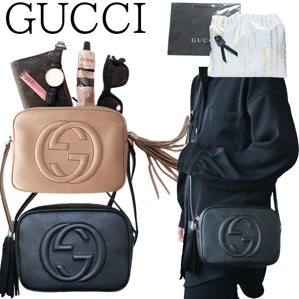 GUCCI　グッチ　ショルダーバッグ　ソーホー　タッセル　レザー　ポシェット GUCCI 新品 グッチ ソーホー ショルダーバッグ ポシェット