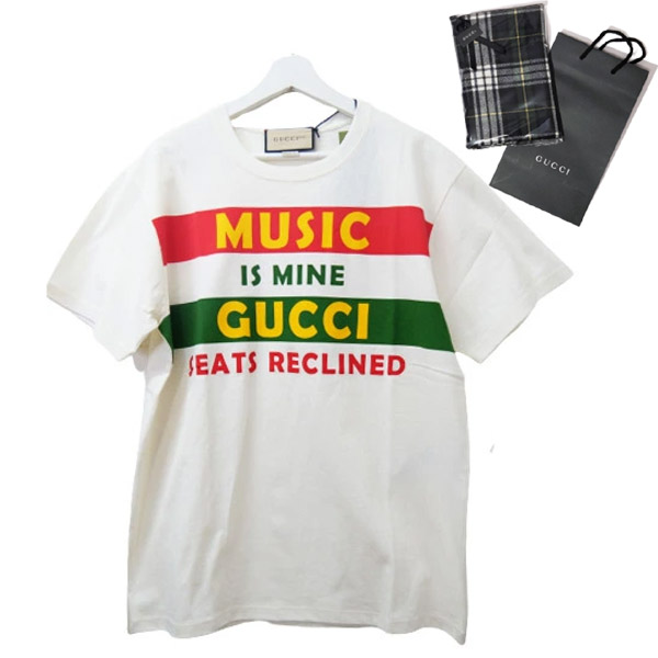 【GUCCI】Tシャツ　グッチ GUCCI（グッチ）Tシャツ・カットソー 黒 サイズ:XS メンズ