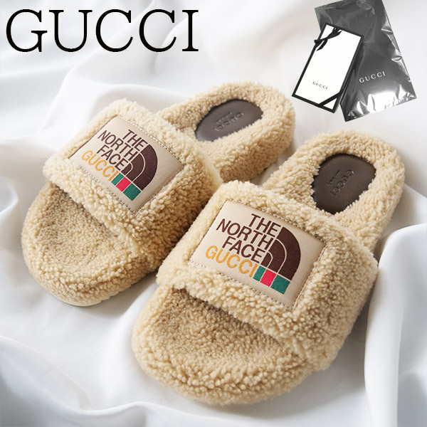 ✨美品✨GUCCI THE NORTH FACE コラボ ボアサンダル ベナッシ 入手困難☆GUCCI THE NORTH FACE コラボ ボアサンダル ノース
