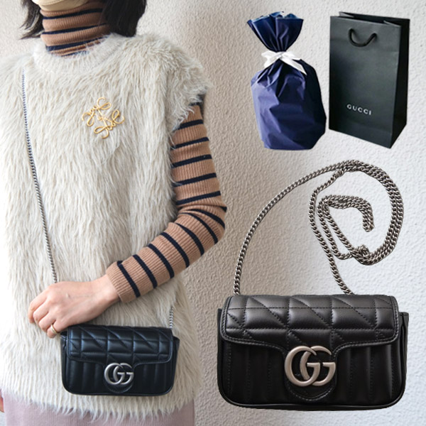 【新品■置き目品■貨物輸送無料■差し上げ物荷拵え無料】GUCCI◆グッチ GGマーモント チェーンミニショルダー 476433 DTD5N 1000 レディース 就職 はいり込む 成年者 箱付き添い人 差し上げ物 差し上げ物 生まれ落ちる日 不死化日儀式用クリスマス 差し上げ物