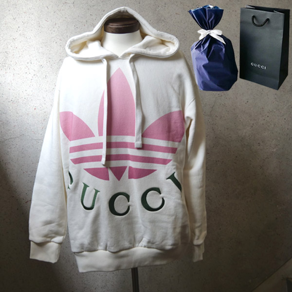 【新品■定め事品■貨物輸送無料■差し上げ物荷造り無料】GUCCI◆グッチ アディダスコラボ 冷やりとしたなボンネット付パーカー 717427XJE2C9258 レディース はいり込む 成年者  差し上げ物 差し上げ物 生まれ落ちる日