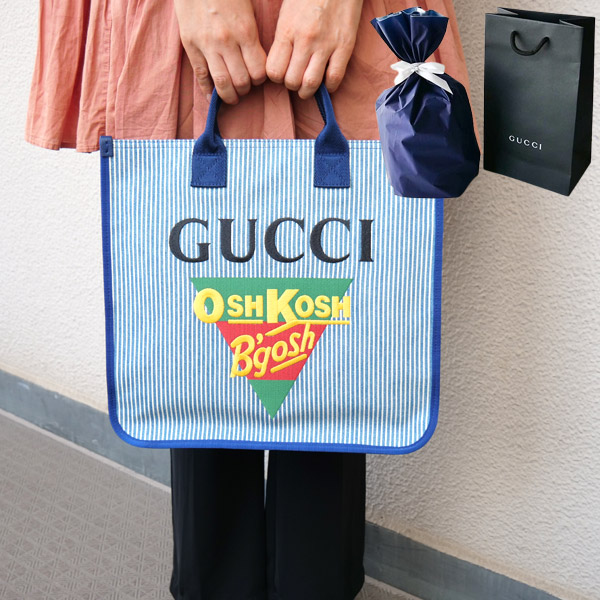 【新品■正規品■送料無料■ギフト包装無料】GUCCI グッチ大人OK！オシュコシュ コラボトートバッグ 605831FACAL4047 レディース 女性 ギフト プレゼント 誕生日 お祝い 44,871円