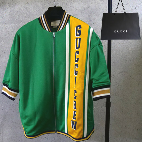【新品■正規品■送料無料■ギフト包装無料】GUCCI グッチ 注目集める♪半袖 フルジップジャケット 733519XJFAG3229 メンズ 男性 ファッション ギフト プレゼント 誕生日 お祝い 母の日クリスマス プレゼント|ワールドクローゼット