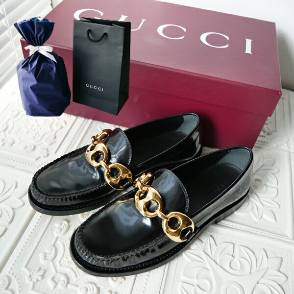 【新品■定め事品■貨物輸送無料■差し上げ物荷造り無料】GUCCI グッチ チェーン店 なめし革 置き目毛革 794375AADFP1000 靴 シューズ  レディース 亭主もち 差し上げ物 差し上げ物 生まれ落ちる日 祝賀会クリスマス 差し上げ物