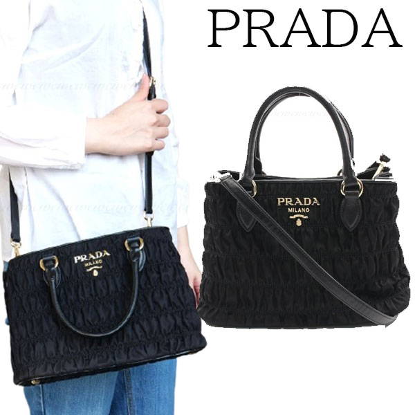 日本最大級 PRADA プラダ 国内発 2WAYナイロンショルダーバッグ 1BA173